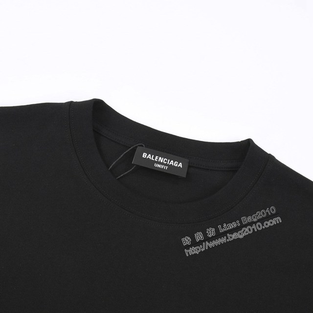 Balenciaga專櫃巴黎世家2023SS新款印花T恤 男女同款 tzy2938